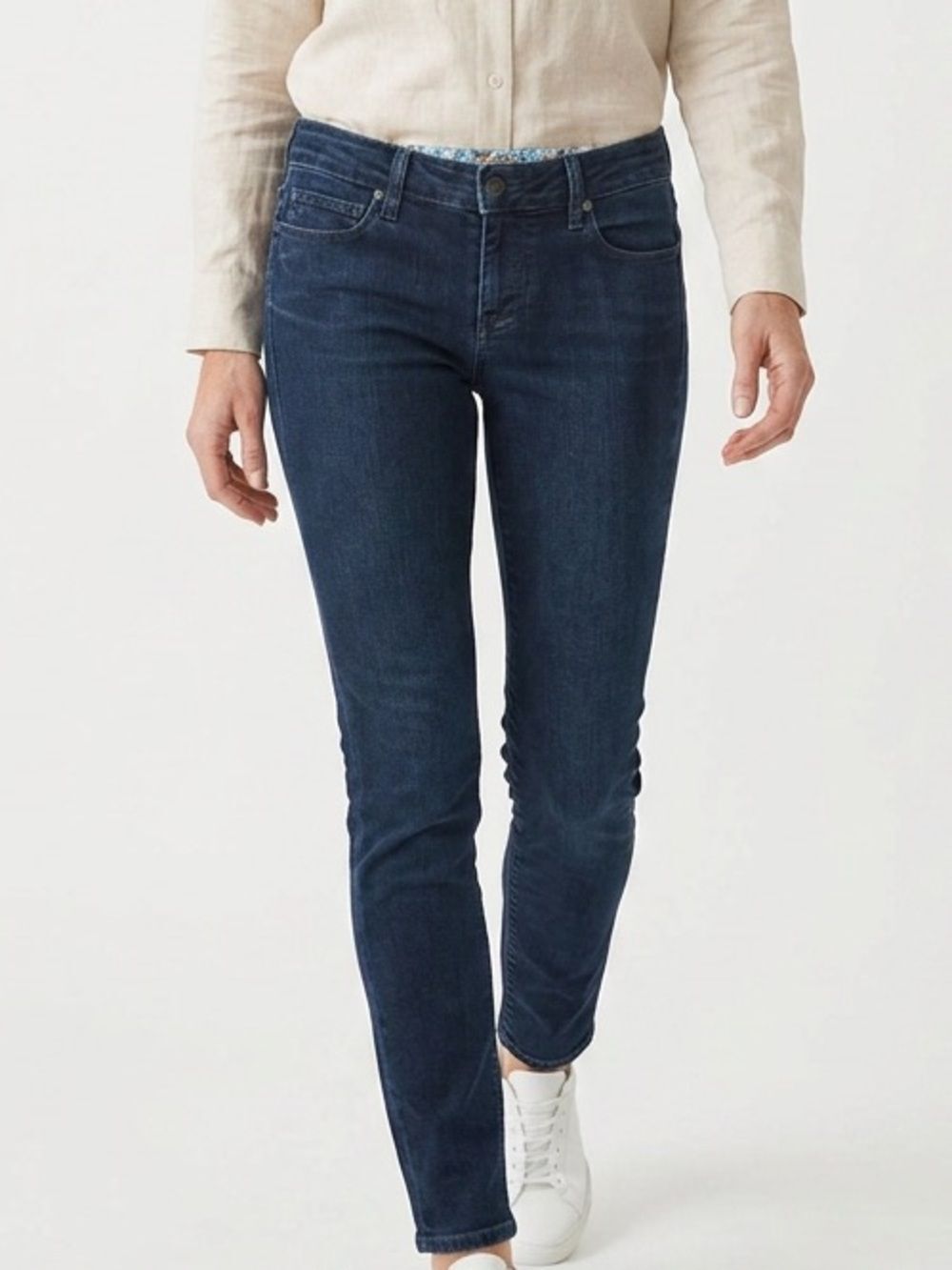 PAIGE | Skyline Skinny Dark Denim Jeans Women’s Size 27 (4)